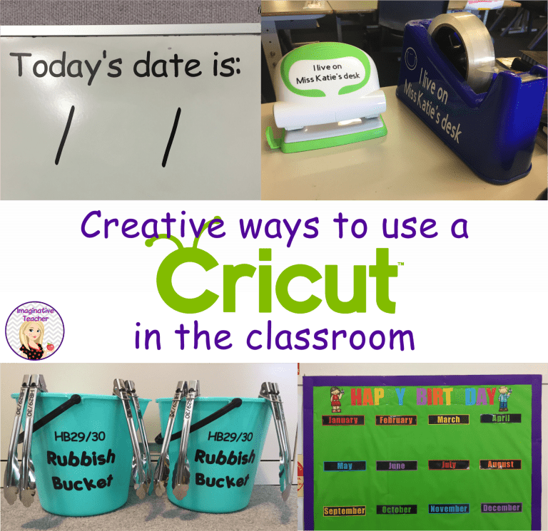Cricut In The Classroom Imaginative Teacher